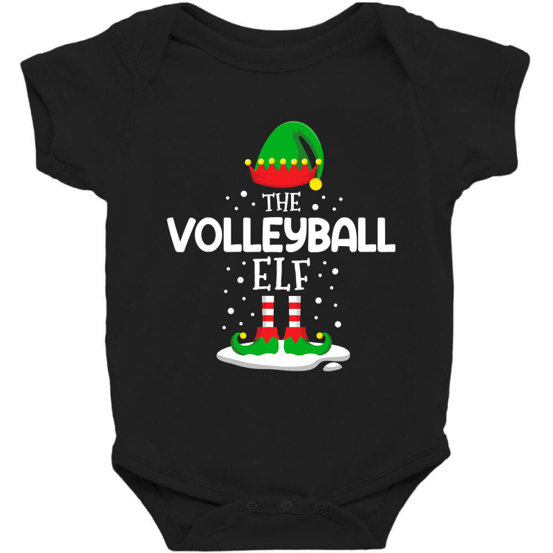 The Volleyball Elf Christmas Family Matching Costume Pjs T Shirt Baby Bodysuit | Artistshot