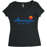 Amity Island 1975 Women's Triblend Scoop T-shirt | Artistshot