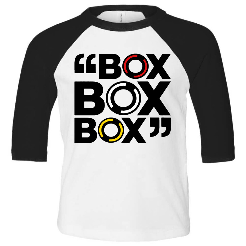 Box Off Race Toddler 3/4 Sleeve Tee | Artistshot