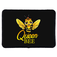 Bee Crown Cute Honey Bee Rectangle Patch | Artistshot