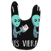 I Found This It's Vibrating Alien With Vibrating Cat Pullover Baby Bibs | Artistshot