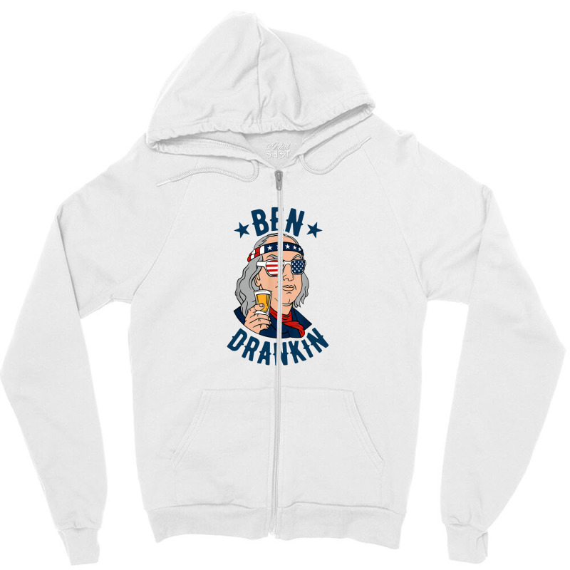 Drinking Beer Zipper Hoodie by roberttice | Artistshot