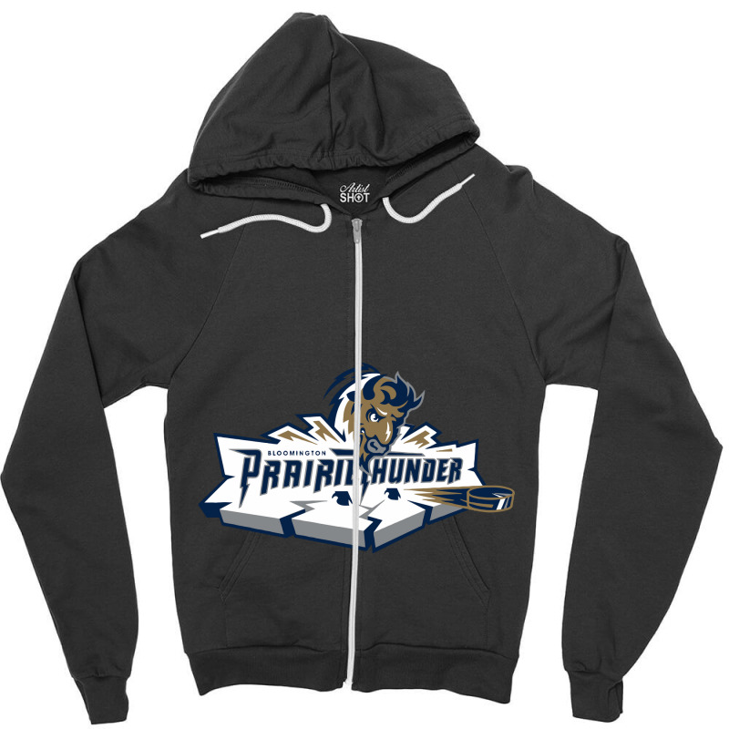 Prairiethunder Hockey - Sport Zipper Hoodie | Artistshot