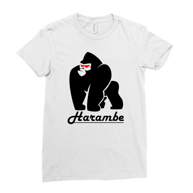 Harambe Ladies Fitted T-Shirt by kumalasiwi | Artistshot