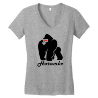 Harambe Women's V-neck T-shirt | Artistshot