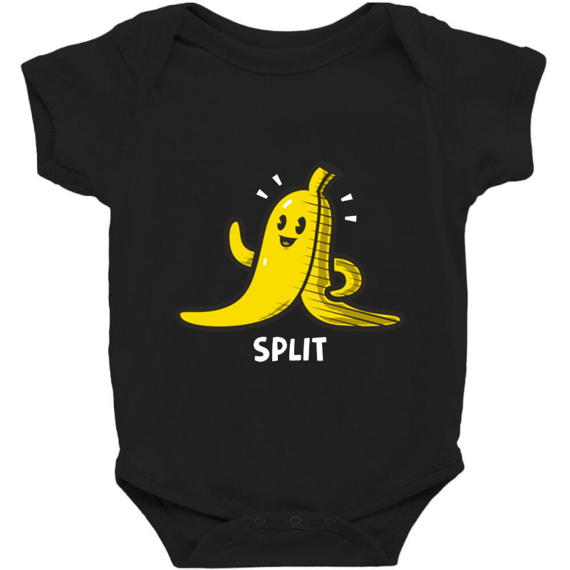 Banana Split Baby Bodysuit by apofiss | Artistshot