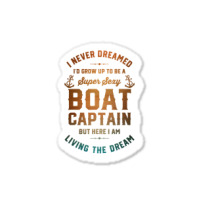 Boat Captain Boating Sticker | Artistshot