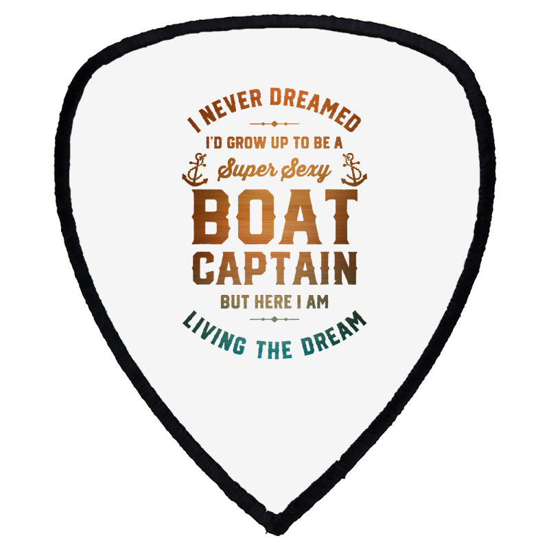 Boat Captain Boating Shield S Patch | Artistshot