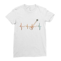 Bass Guitar Heartbeat Ladies Fitted T-shirt | Artistshot