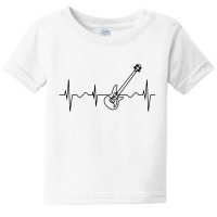 Bass Guitar Heartbeat Baby Tee | Artistshot