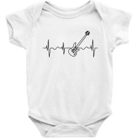 Bass Guitar Heartbeat Baby Bodysuit | Artistshot