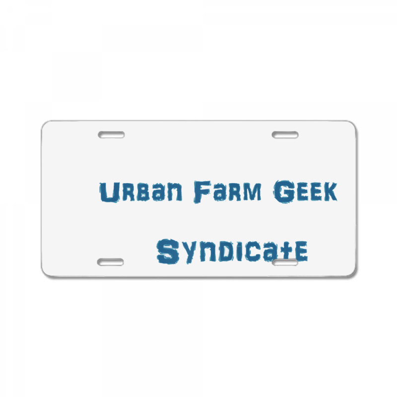 Urban And Backyard Farming And Gardening License Plate | Artistshot