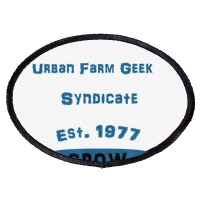 Urban And Backyard Farming And Gardening Oval Patch | Artistshot