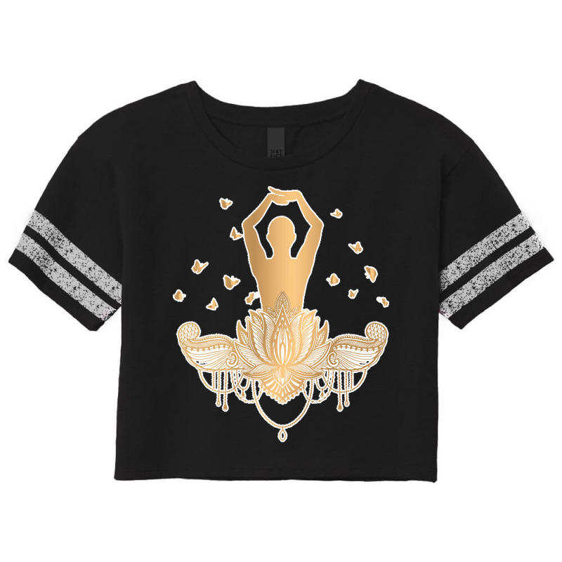 Meditation Yoga T  Shirt Meditation Design Gold T  Shirt Scorecard Crop Tee by elephantjellyfish | Artistshot