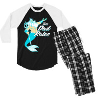 Mermaid King Triton Men's 3/4 Sleeve Pajama Set | Artistshot