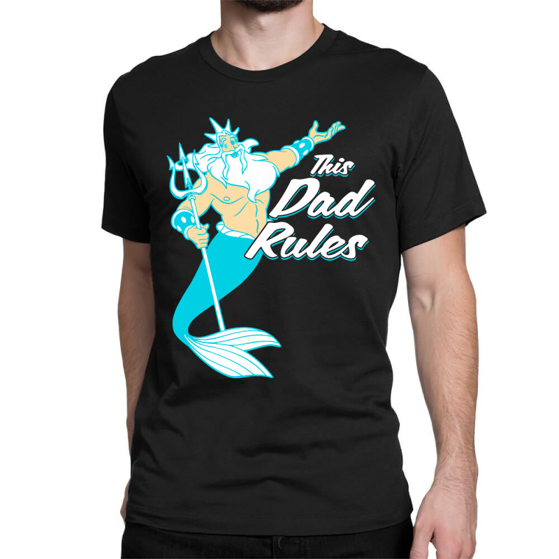 Mermaid King Triton Classic T-shirt by Bulumata | Artistshot