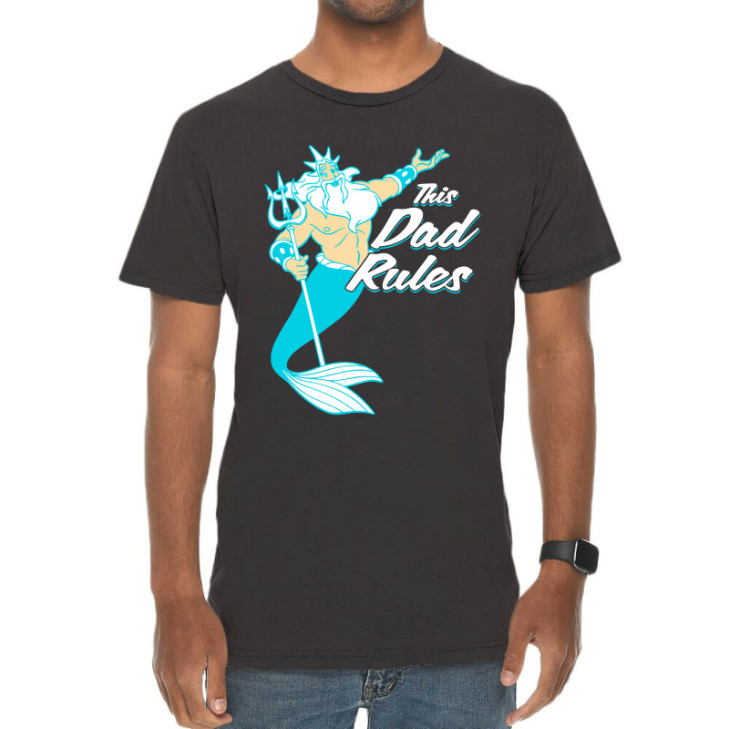 Mermaid King Triton Vintage T-Shirt by Bulumata | Artistshot