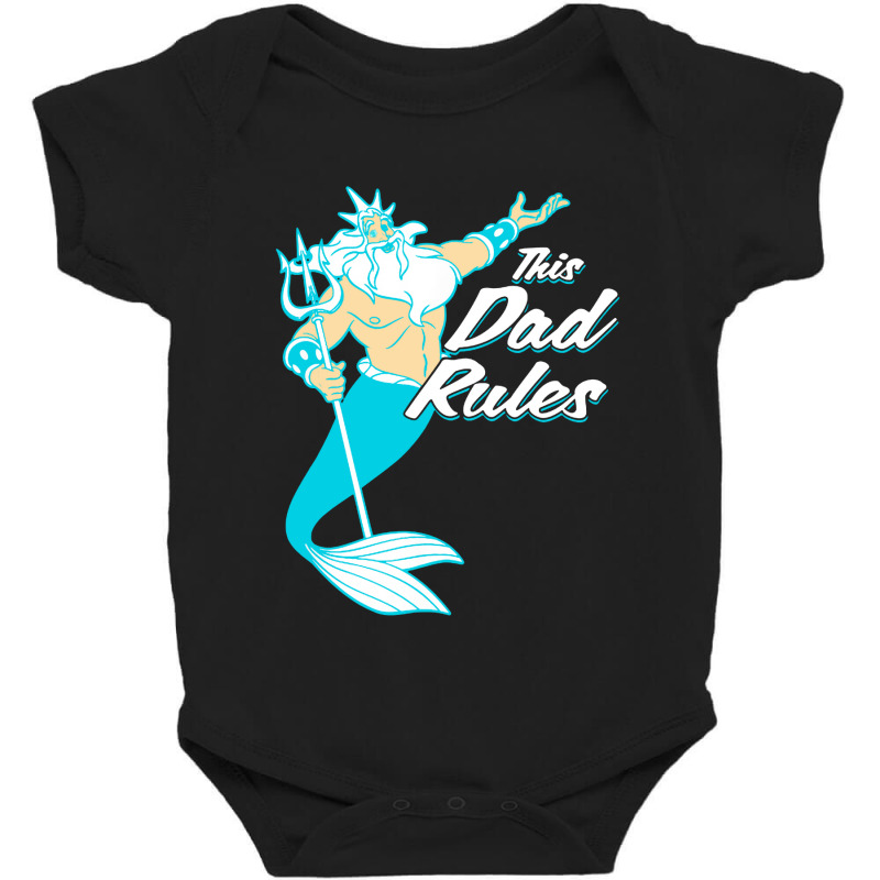 Mermaid King Triton Baby Bodysuit by Bulumata | Artistshot