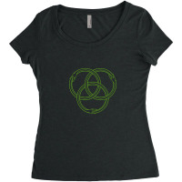 Snake Eating Its Own Tail | Ouroboros | Infinity Symbol Women's Triblend Scoop T-shirt | Artistshot