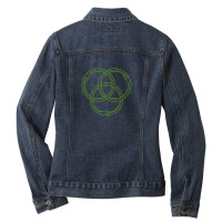 Snake Eating Its Own Tail | Ouroboros | Infinity Symbol Ladies Denim Jacket | Artistshot