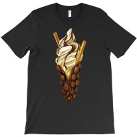 Bubble Waffle Ice Cream T  Shirt Egg Bubble Chocolate Waffle Vanilla I T-shirt | Artistshot