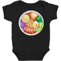 Buddha Bowl Rice And Veggies T  Shirt Delicious Buddha Bowl T  Shirt Baby Bodysuit | Artistshot