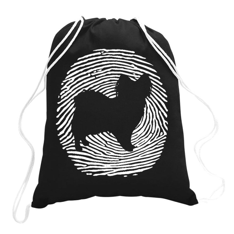 Papillon T  Shirt Papillon D N A Fingerprint Dog Papillon T  Shirt Drawstring Bags by elephantjellyfish | Artistshot