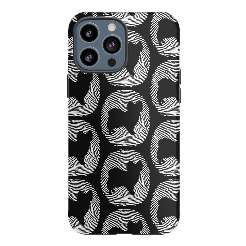 Papillon T  Shirt Papillon D N A Fingerprint Dog Papillon T  Shirt iPhone 13 Pro Max Case by elephantjellyfish | Artistshot