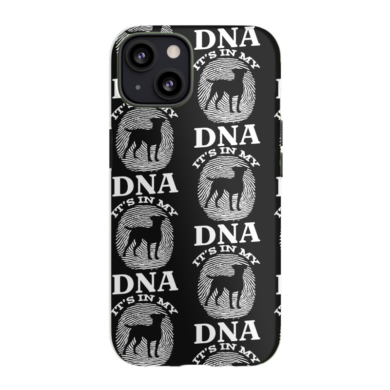 Patterdale T  Shirt Patterdale Terrier It`s In My D N A Fingerprint T iPhone 13 Case by elephantjellyfish | Artistshot