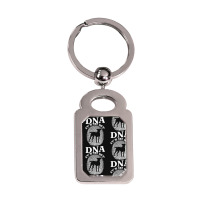 Patterdale T  Shirt Patterdale Terrier It`s In My D N A Fingerprint T Silver Rectangle Keychain | Artistshot