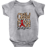 Craw Fish Season Leopard Print Love Crawfishee Baby Bodysuit | Artistshot