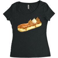 Caramel Eclair T  Shirt Salted Caramel Eclair With Meringue Toppings T Women's Triblend Scoop T-shirt | Artistshot