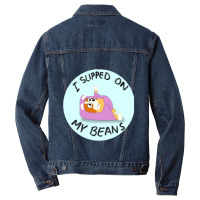 I Slipped On My Beans Men Denim Jacket | Artistshot