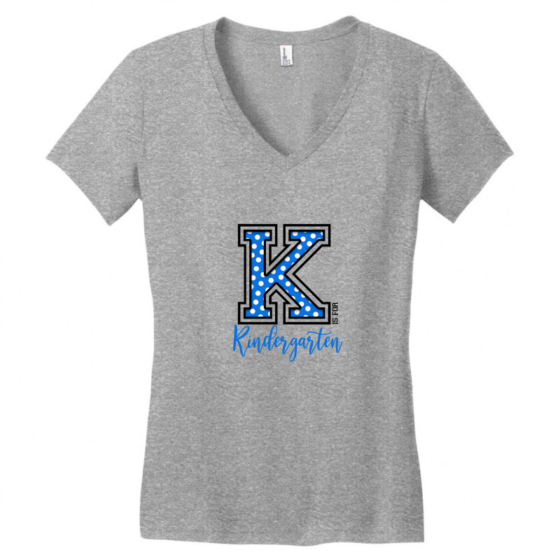 K Is For Kindergarten Women's V-neck T-shirt | Artistshot