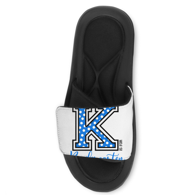 K Is For Kindergarten Slide Sandal | Artistshot