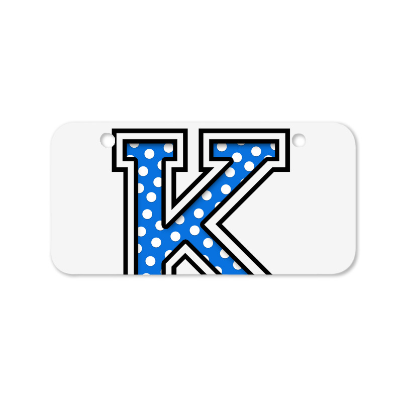 K Is For Kindergarten Bicycle License Plate | Artistshot