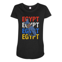 Egypt Cat Maternity Scoop Neck T-shirt | Artistshot