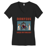 Dionysus Greek Mythology Women's V-neck T-shirt | Artistshot