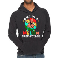 Family One In A Melon Step Father Dabbing Watermelon Summer T Shirt Vintage Hoodie | Artistshot