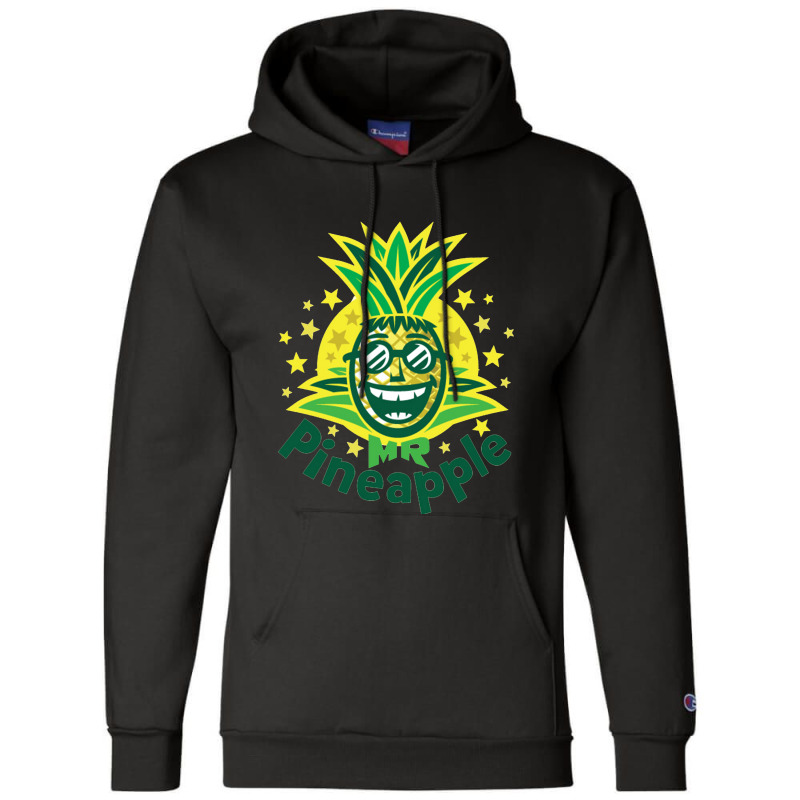 Mr Pineapple Tropical Champion Hoodie by herlina citrakusuma | Artistshot