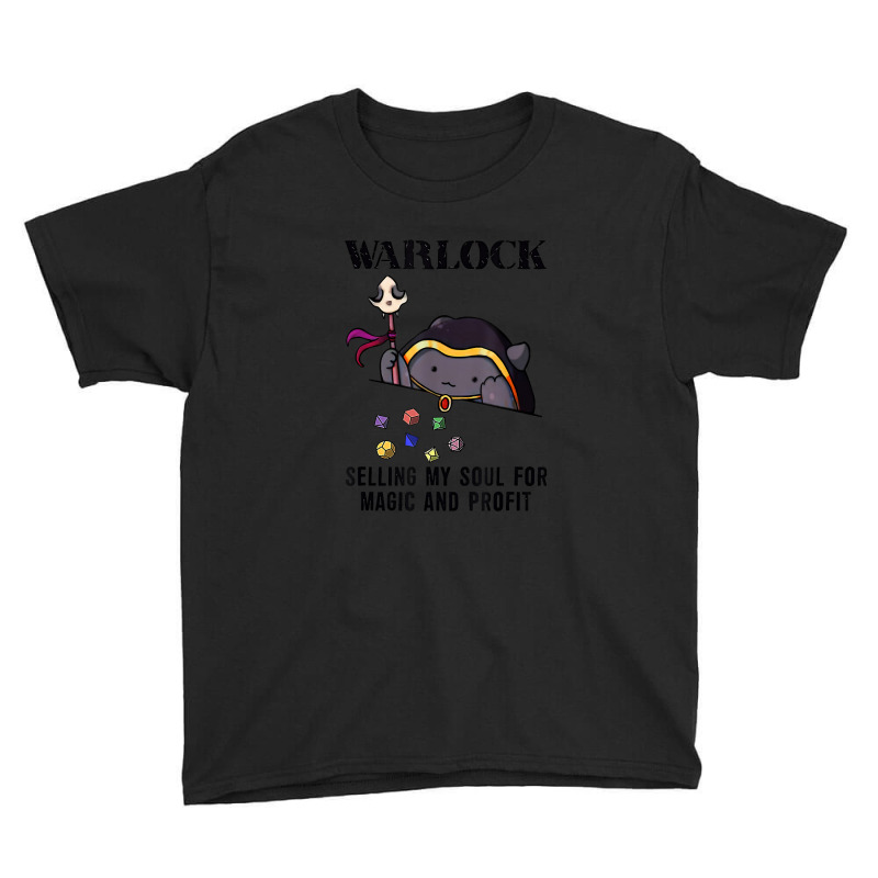 Dnd Dm Gaming Cat Warlock Funny Youth Tee by criticizematter | Artistshot