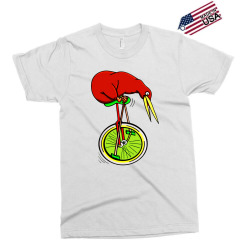 kiwi riding a bike Exclusive T-shirt | Artistshot