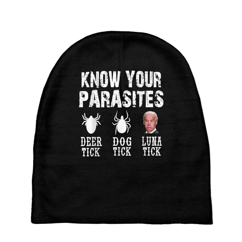 Know Your Parasites Anti Joe Biden T Shirt Baby Beanies by nycerecoverdell | Artistshot