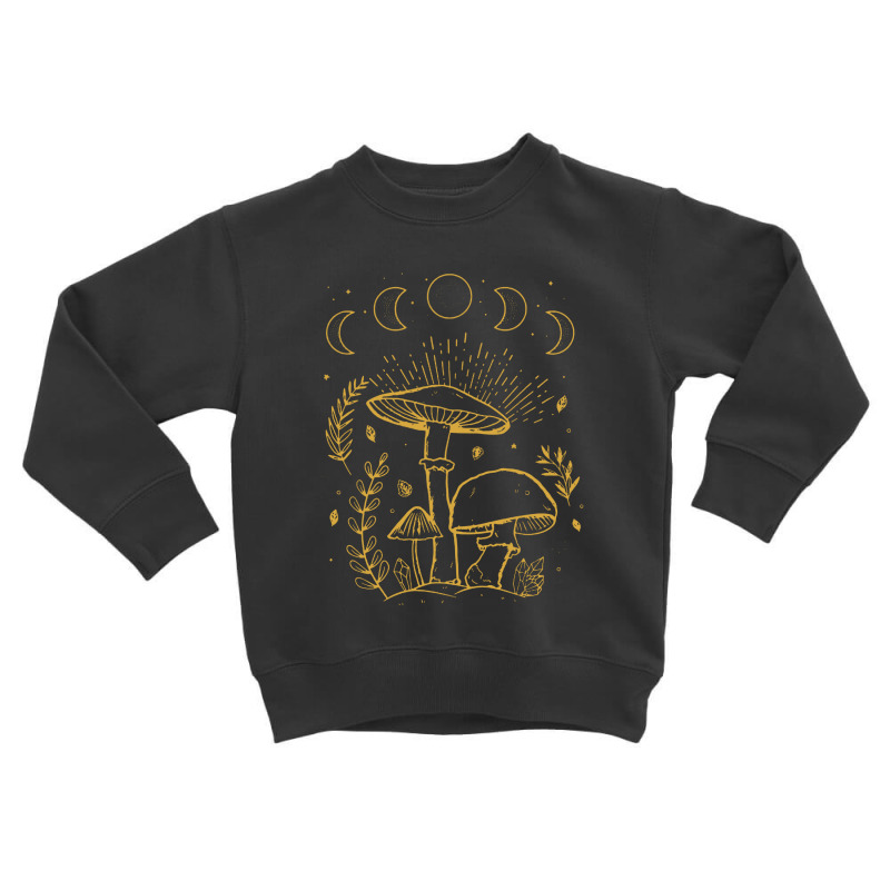 Dark Mushroom Toddler Sweatshirt by Richard Art | Artistshot