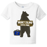 Brunet Island State Park Wisconsin Hitchhiking Bear T Shirt Baby Tee | Artistshot