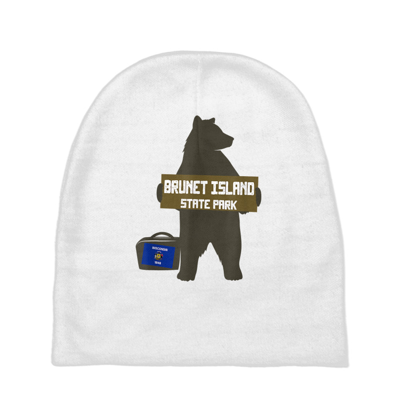 Brunet Island State Park Wisconsin Hitchhiking Bear T Shirt Baby Beanies by malyahdepetris | Artistshot