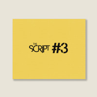 Cool,the,script,3 Landscape Canvas Print | Artistshot