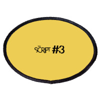 Cool,the,script,3 Oval Patch | Artistshot