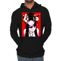 Anime Girl Japanese Aesthetic Lightweight Hoodie | Artistshot