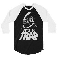 It's A Trap 3/4 Sleeve Shirt | Artistshot